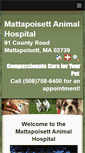 Mobile Screenshot of mattapoisettvet.com